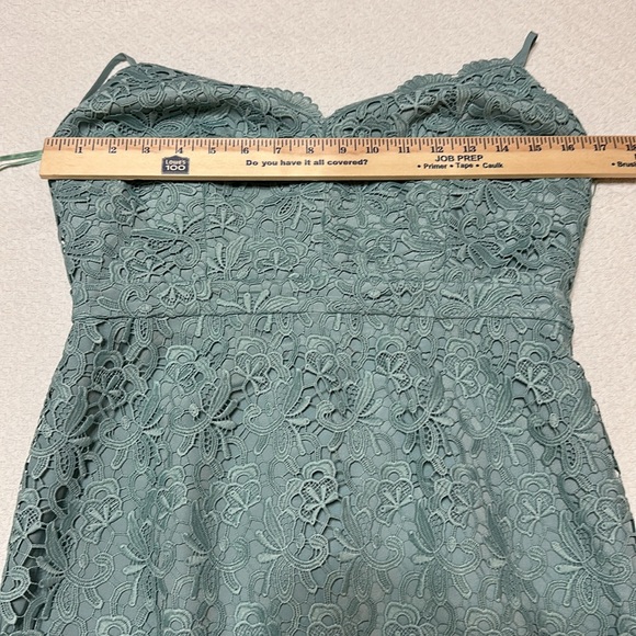 J. Crew Green Sheath Midi Dress V-Neck Sleeveless - Picture 14 of 15